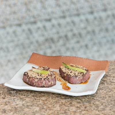 Spicy beef at Zuma Dubai