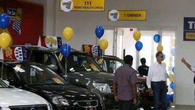 Car Zone is described as a one-stop shopping experience for previously owned cars. Pawan Singh / The National