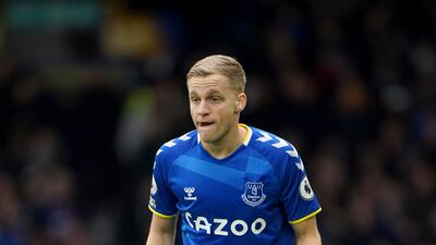 Donny Van de Beek - 7. Doing no harm in his auditions for new manager Frank Lampard. Ran tirelessly throughout the match, and more often than not chose the right ball to release Everton’s widemen. PA