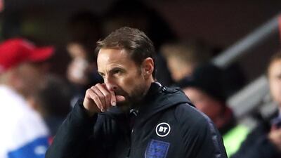 England manager Gareth Southgate during the UEFA Euro 2020 qualifying, Group A match at Sinobo Stadium, Prague. PA Photo.