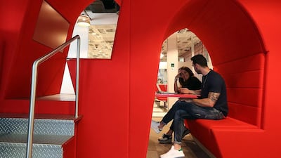 Google Office at the Internet City in Dubai. Satish Kumar / The National