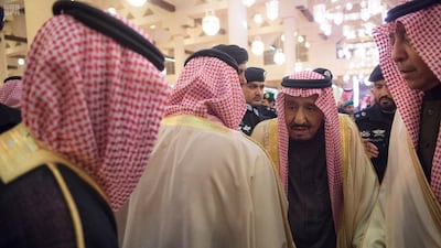 Prayer of the late Prince Talal bin Abdulaziz, brother of Saudi King Salman bin Abdulaziz. Saudi Press Agency