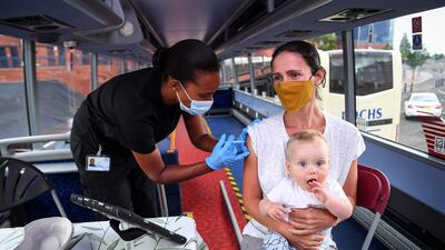 Vaccinated people are three times less likely to become infected with Covid-19, a new study in England has found. AFP