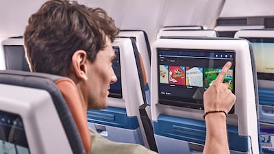 More than 1,000 films will be available to passengers in economy class. Photo: Flydubai