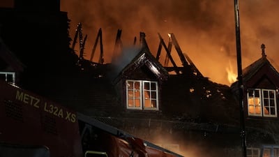 More than 30 people have been evacuated from the hotel. PA