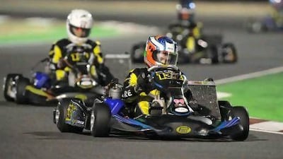 Tom Bale, 14, is considered a prospect for the future. Courtesy Dubai Autodrome