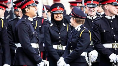 Ghada Temeiza has returned to Palestine to help train soldiers. Provided by Ghada Temeiza