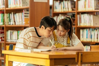Park Jeong-min, left, and Im Yoon-ah in Miracle: Letters to the President. Photo: Blossom Pictures