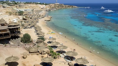Visitors from the UAE, Saudi Arabia and Kuwait can avail of tailor-made packages starting at US$400 that include air tickets and three-night stays in Sharm El Sheikh, above, and Hurghada. Getty Images