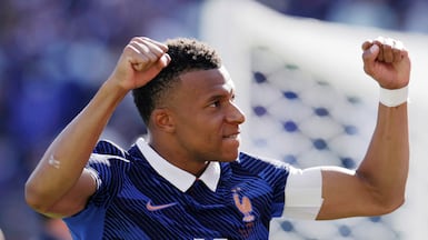 Soccer Football - FIFA World Cup 2026 - Group I - France v Senegal - New York/New Jersey Stadium, East Rutherford, New Jersey, U. S. - June 16, 2026 France's Kylian Mbappe celebrates after the match REUTERS / Jeenah Moon TPX IMAGES OF THE DAY