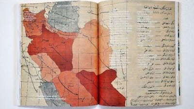 Inside page from the book Molla Nasreddin. Courtesy Third Line Gallery