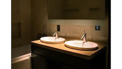 Each bedroom has an ensuite bathroom. Amy Leang / The National