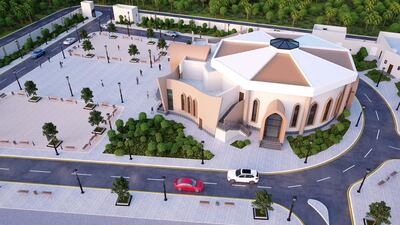The church is being built on land granted by Sheikh Mohamed bin Zayed, Crown Prince of Abu Dhabi and Deputy Supreme Commander of the Armed Forces