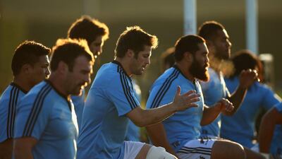 New Zealand train on Friday for their Sunday meeting with Ireland. Phil Walter / Getty Images