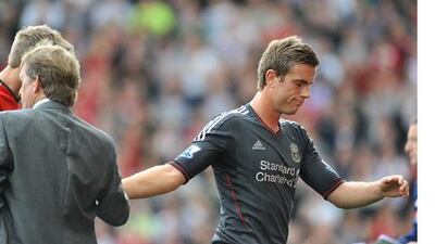 Jordan Henderson is yet to find his best form at Liverpool since moving there in the summer.