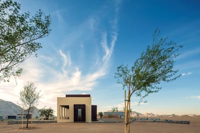 Desert Ink designed the landscape for the Al Faya Lodge and Spa by Anarchitect in Sharjah. Courtesy Fernando Guerra