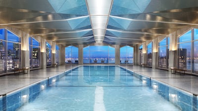 The pool at One Wall Street.