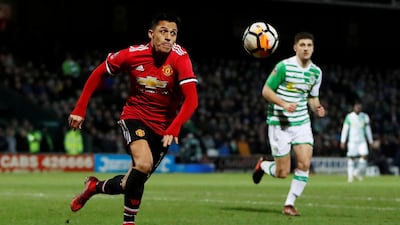 Manchester United’s Alexis Sanchez has enjoyed success against Tottenham Hotspur while at Arsenal. Paul Childs / Reuters