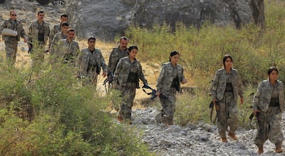 The PKK held a press conference at the foot of Mount Qandil that was attended by 25 fighters who travelled from Turkey. Reuters