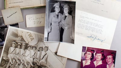 The hotel's exhibition relives the golden age of flying. Courtesy TWA Hotel