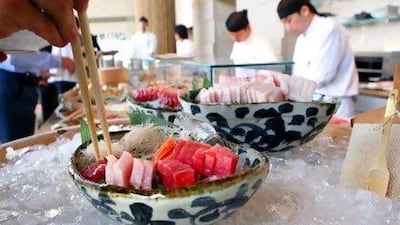 The Japanese restaurant Zuma, which has a branch at the DIFC, is looking to open in the capital but not in a hotel. Randi Sokoloff / The National