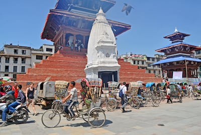 Kathmandu is home to numerous temples. Rosemary Behan for The National