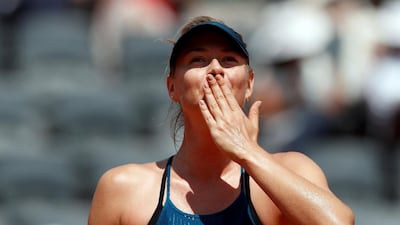 Maria Sharapova has won five grand slam titles and spent 21 weeks as the world No 1. Reuters