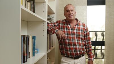 Jared Alden, a psychotherapist at the German Neuroscience Centre in Dubai Healthcare City, says technology places a big strain on relationships. He suggests couples share social-media accounts to include their each other. Antonie Robertson / The National