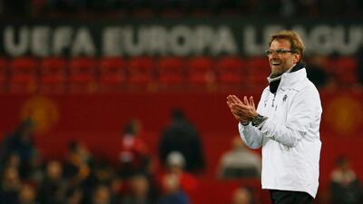 Liverpool manager Jurgen Klopp brought plenty of success while at the helm of Borussia Dortmund, who they will face in the Europa League. Jason Cairnduff / Reuters