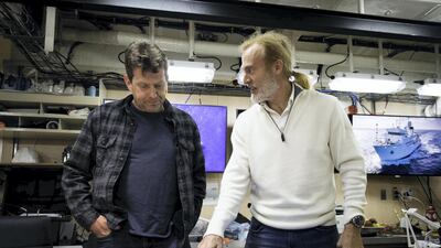 Victor Vescovo discusses plans for the Southern Ocean dive. Courtesy: The Five Deeps Expedition