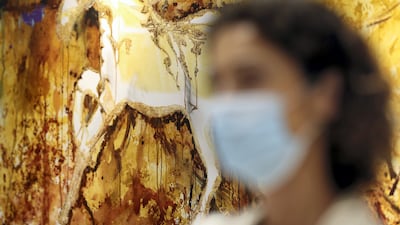 'Mustang', a painting by Sharan Budhrani. Chris Whiteoak / The National