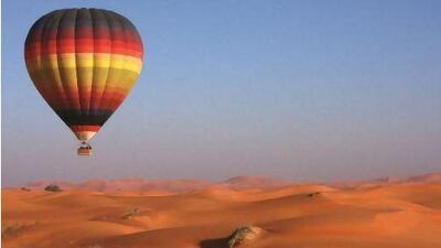 Sign up for a hot-air balloon ride over Al Ain, organised by Arabian Adventures; don't forget to bring a camera. Courtesy of Arabian Adventures