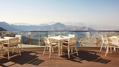 1484 by Puro offers guests views of the peaks and valleys of the Hajjar Mountains