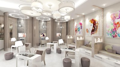 Sisters Beauty Lounge at The Dubai Mall. Courtesy Sisters Beauty Lounge