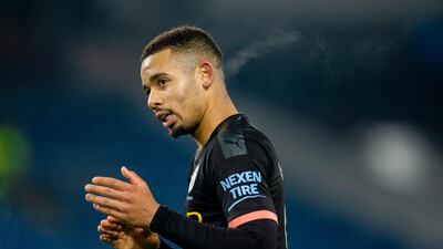 Manchester City's Gabriel Jesus reacts after the English Premier League soccer match between Burnley and Manchester City held at the Turf Moor in Burnley, Britain, December 3, 2019. EPA/PETER POWELL