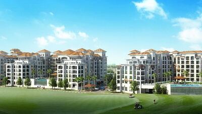 A rendering of Aldar's Ansam development on Yas Island. Courtesy Aldar