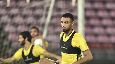 UAE national team train ahead of their World Cup 2022 Qualifier against Thailand. Courtesy UAEFA