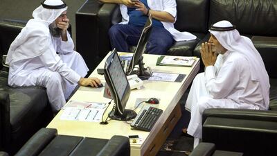 The Dubai Financial Market General index shed 148.25 points to 4,400.8, paring its year-to-date gain to 30.6 per cent. Antonie Robertson / The National