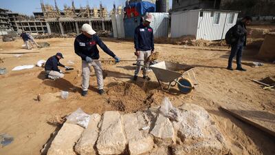 Although the site is now blocked off from the public, the housing project has continued. AFP