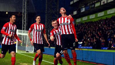 There have been lots of ups and down for Toby Alderweireld, right, and his Southampton teammates this season. Christopher Lee / Getty Images