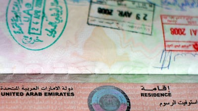 The reader's husband will stay in the UAE for work and she plans to visit a couple of times a year. Andrew Parsons / The National