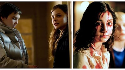 ‘Let Me In’: Originally called ‘Let The Right One In’, this Swedish film is about a bullied boy aged 12 who develops a friendship with a vampire child in a suburb of Stockholm. The Hollywood version transplants the creepy tale to New Mexico, with Chloe Grace Moretz starring as the vampire, Abby. Courtesy Filmpool Nord, Paramount Pictures