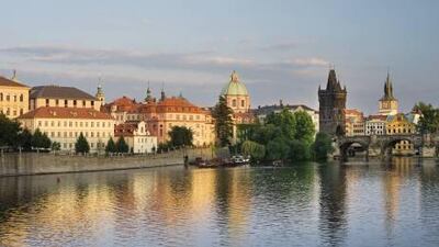 Sitting on the banks of the Vltava River, the Four Seasons hotel in Prague has picturesque views of the city. Courtesy Four Seasons Hotels and Resorts