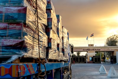 Israel has prevented aid and building materials from entering Gaza despite the ceasefire. Getty Images