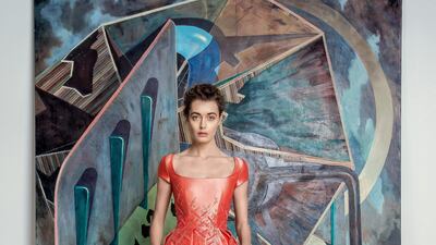 A look from Rami Al Ali's autumn/winter 2018-19 womenswear collection 