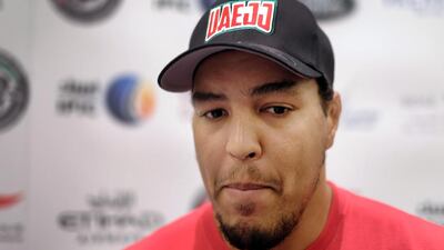 Faisal Al Ketbi was on hand with his UAE National teammates for the UAE Jiu-Jitsu Federation presser held on Wednesday, August 17, 2016, to announce its 2016-2017 season for Jiu-Jitsu in the UAE. Delores Johnson / The National