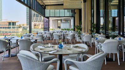 Given its ocean theme, the venue melds indoor-outdoor dining beautifully. Photo: Sebastian Boettcher