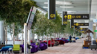 Inside Changi Airport's Terminal 4 building in Singapore, slated to begin operations at the end of 2017. It is just one of numerous developments being undertaken by airports worldwide. Wallace Woon / EPA