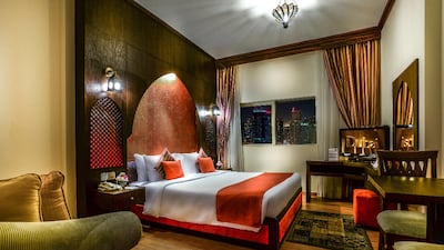 A studio at First Central in Tecom. Courtesy First Central Hotel Apartments