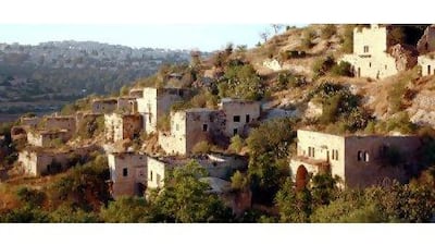 The empty Palestinian village of Lifta rests near Jerusalem, where a new luxury housing project is planned.